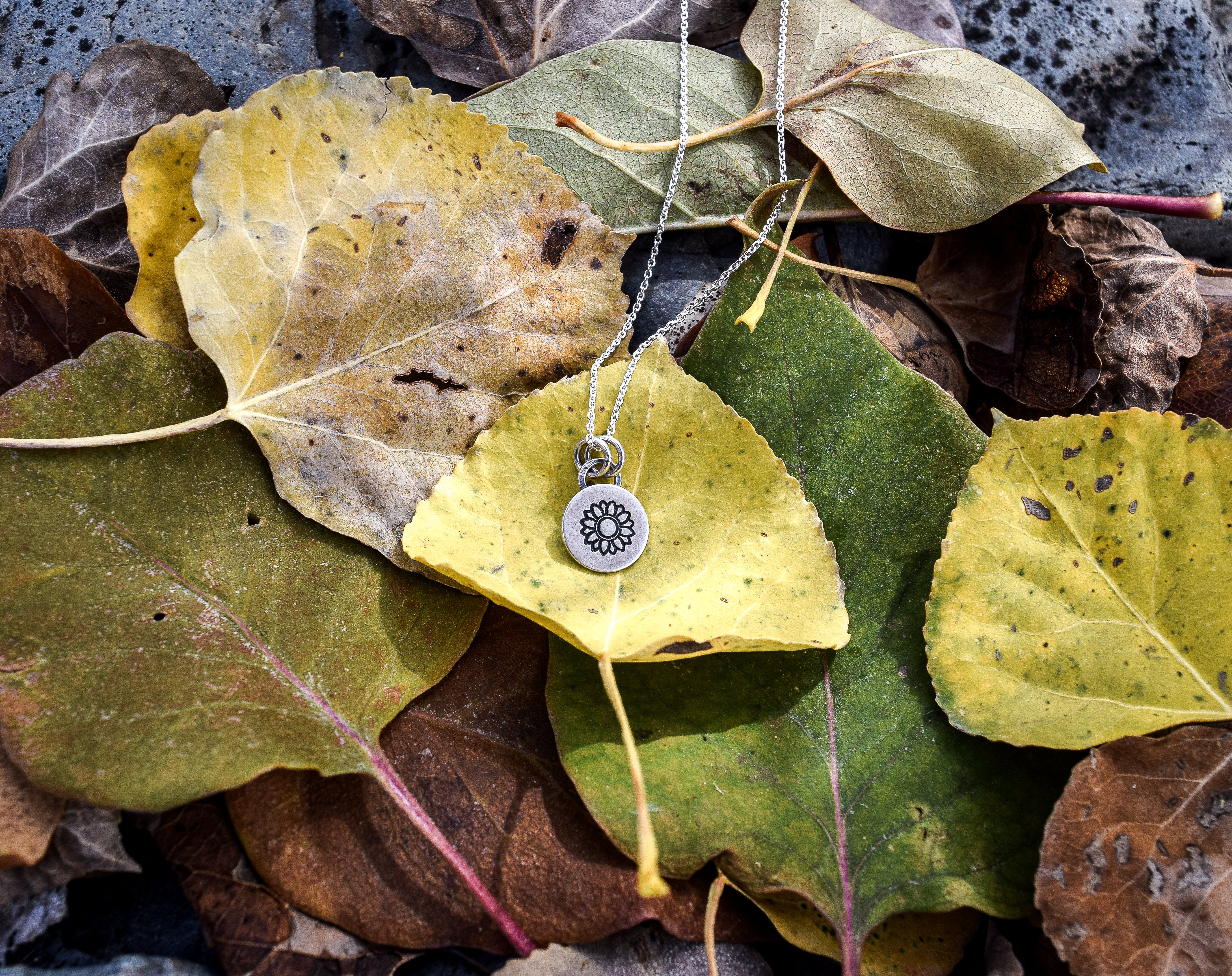 Sunflower Necklace