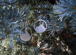 Load image into Gallery viewer, Crested Butte Mountain with Moons Earrings
