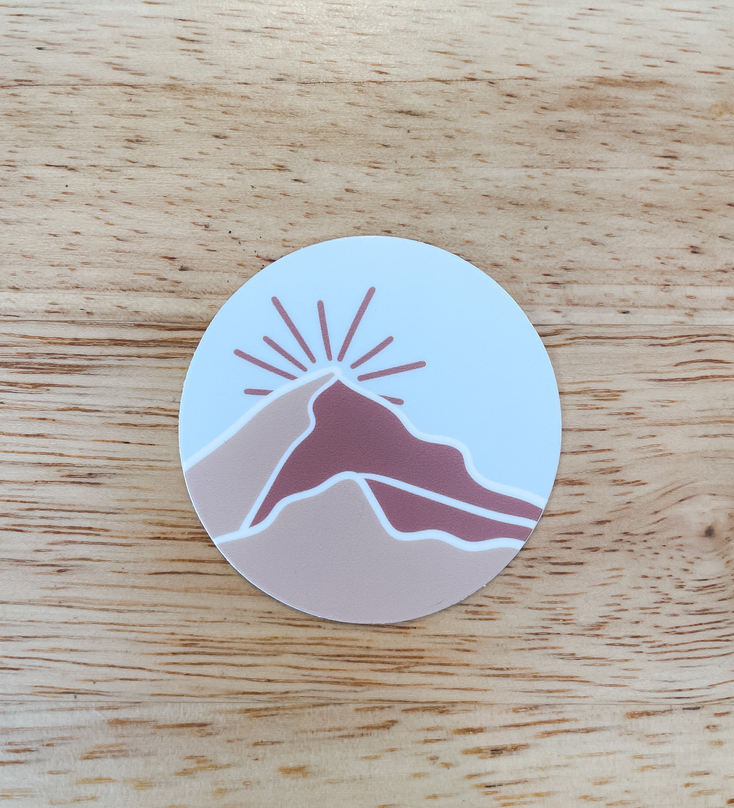 Trail Made Mountains Sticker